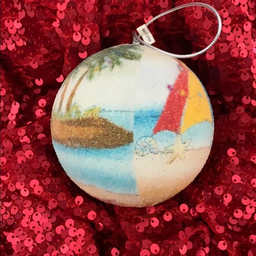 Santana Beach Christmas Ornament 10 left. - Picture 3 of 12